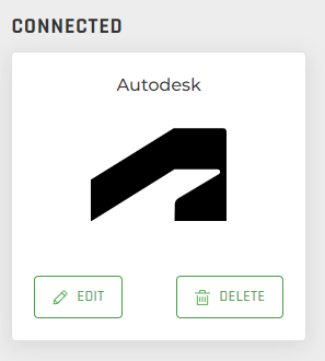 Autodesk Connected Integration Card