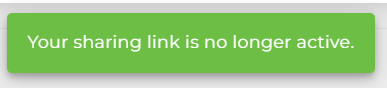 Disable Link Snackbar Message