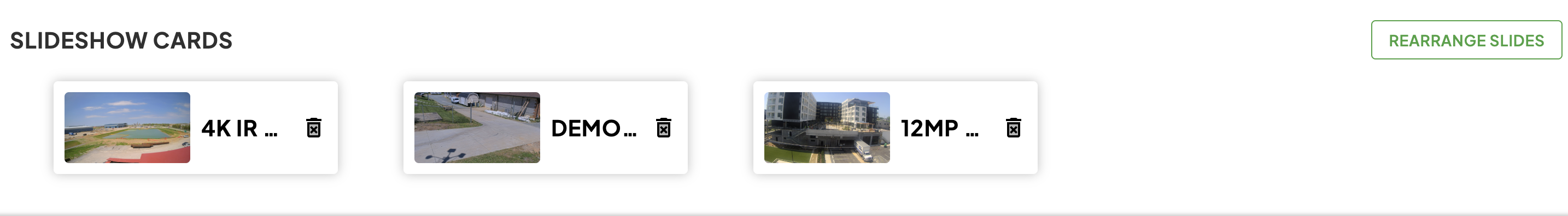Live Slideshow Slides