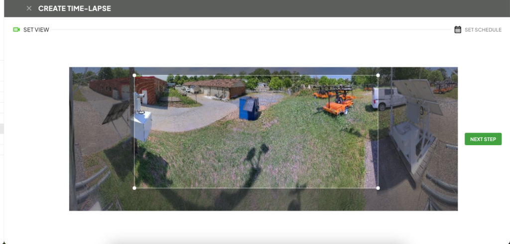 Panoramic Time-Lapse selection