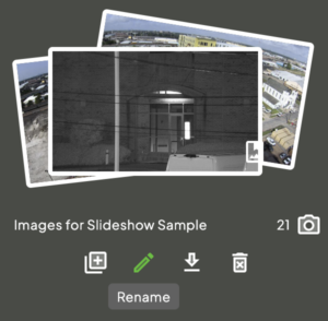 Photo Album Rename Icon