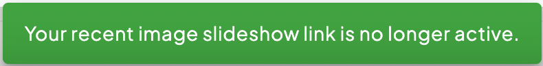Recent Slideshow Not Active confirmation