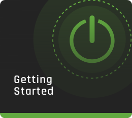 Getting Started Power Icon